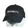 NEU Security Baseball Cap schwarz verstellbar