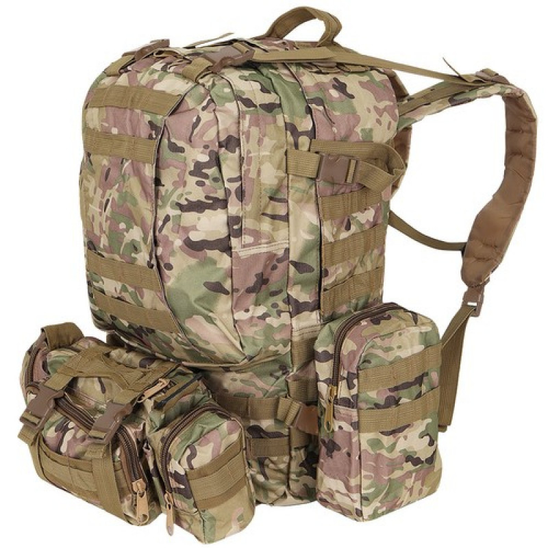 GROSSER CAMO MILITÄR RUCKSACK 45l