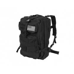 Schwarzer Militär - Rucksack 38L