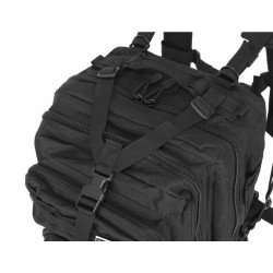 Schwarzer Militär - Rucksack 38L