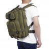 Kleiner grüner Rucksack 25L