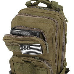 Kleiner grüner Rucksack 25L