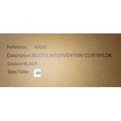 Sondeposten Franz. Einsatzstiefel Leder / Cordura Gr. 40