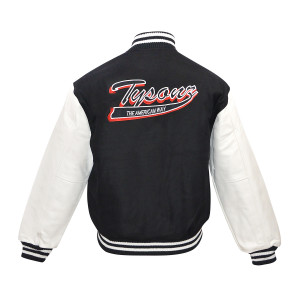 L Base Ball Jacke Tysonz Leder Logo