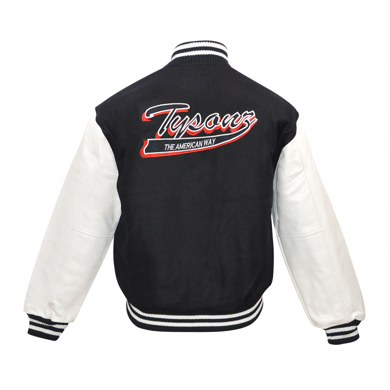 L Base Ball Jacke Tysonz Leder Logo