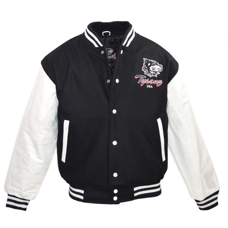 L Base Ball Jacke Tysonz Leder Logo
