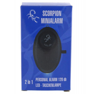 Scorpion Mini Alarm 120db schwarz