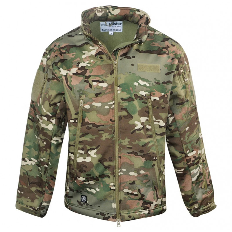 XL+XXL Softshell Jacke " Tactical " TacOp Camo