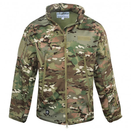 XL+XXL Softshell Jacke " Tactical " TacOp Camo