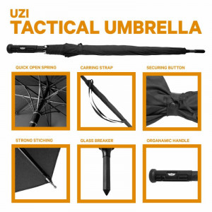 Tactical Umbrella Regenschirm UZI