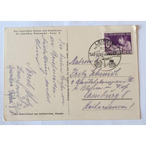 Postkarte Marine 1942 gelaufen