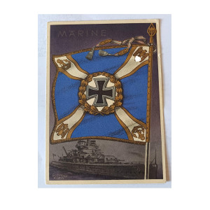 Postkarte Marine 1942 gelaufen