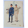 Feldpostkarte deutsche Polizei gelaufen