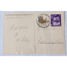 Postkarte Tag der NSDAP gelaufen