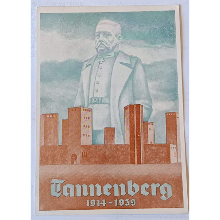 Gedenkkarte Tannenberg 1939 gestempelt