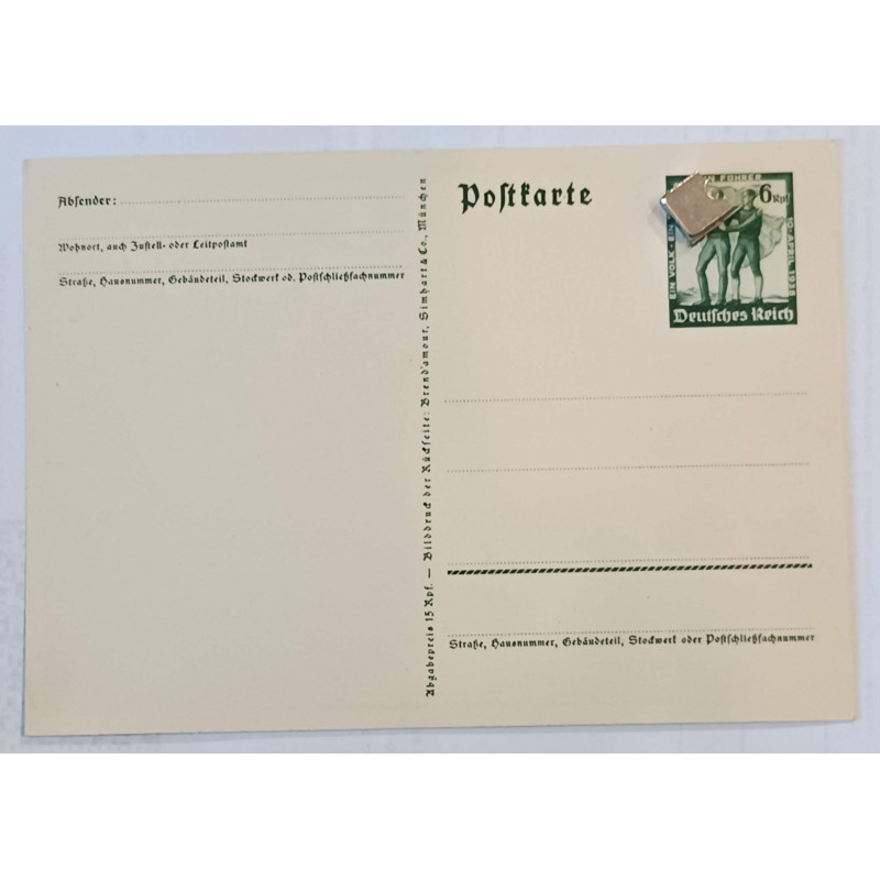 Ganzsache 13 März 1938