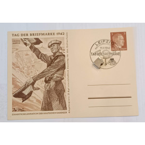 Ganzsache Tag der Briefmarke 1942