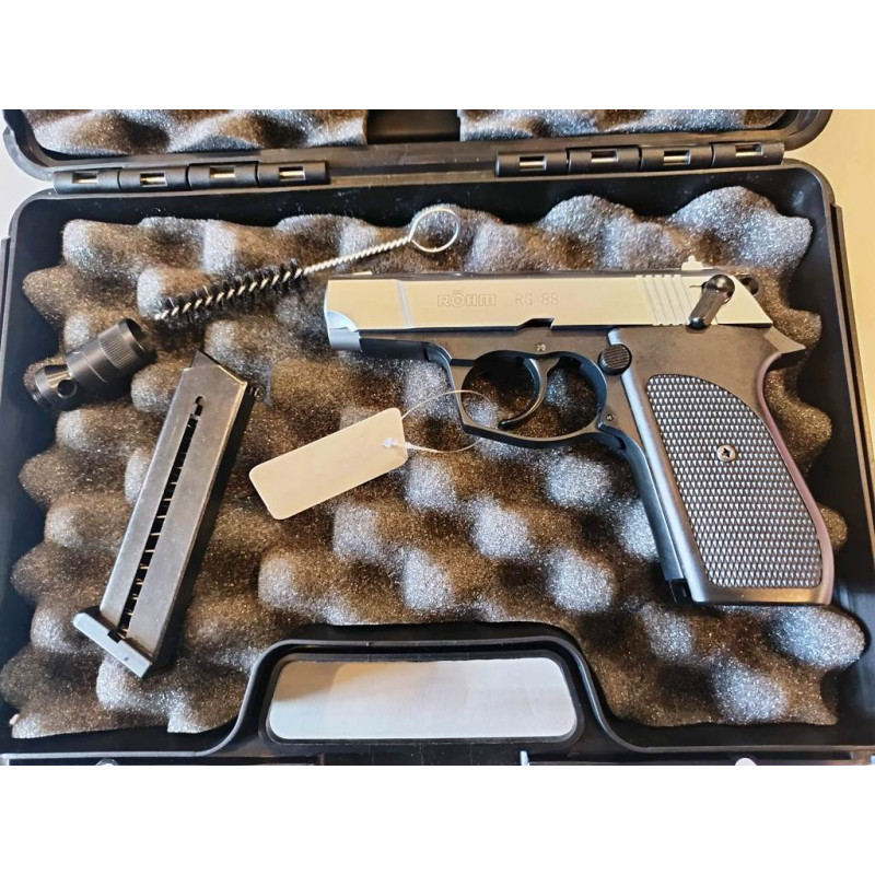 SSW Röhm RG 88 vernickelt in 9mm P.A.K.