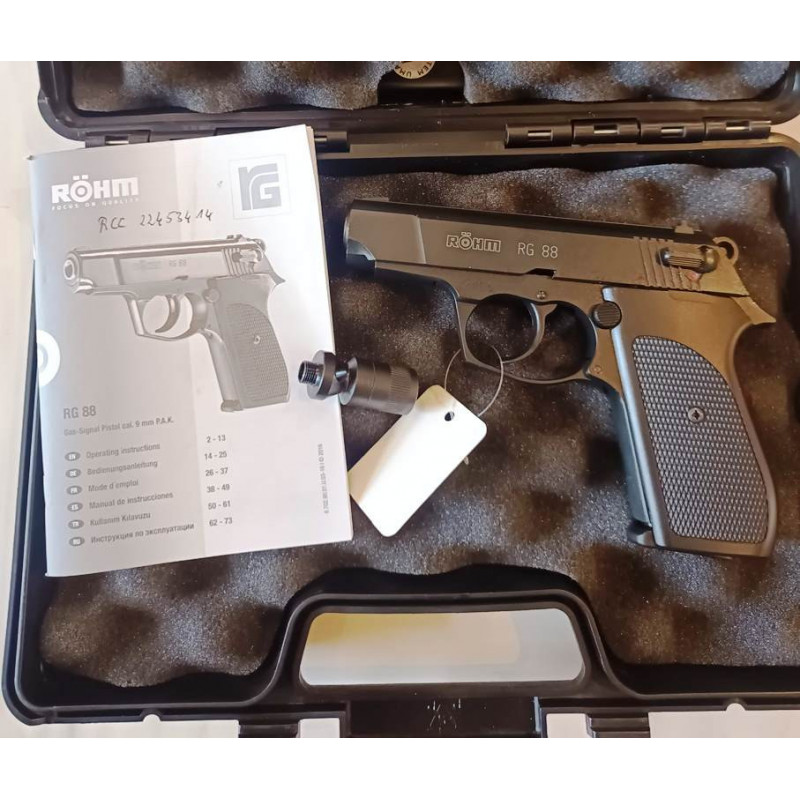 SSW Röhm RG 88 schwarz in 9mm P.A.K.
