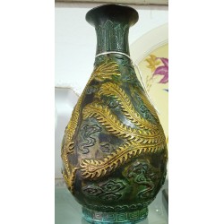 Bronce Vase um 1910 wahrscheinlich Nepal